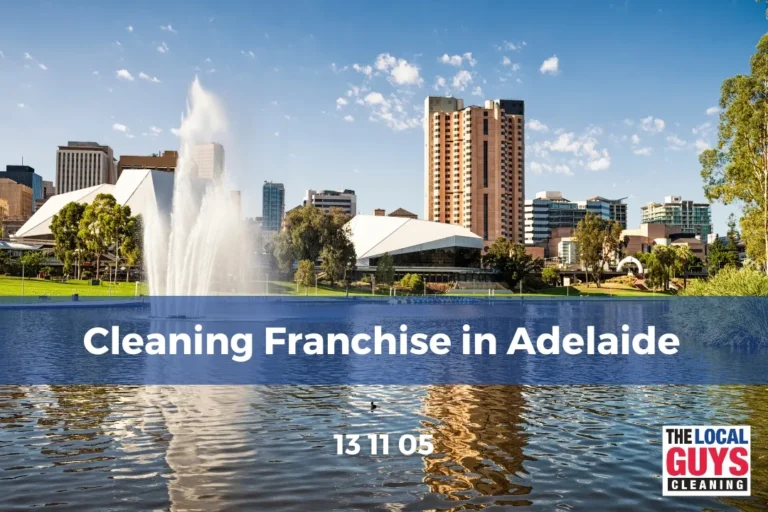 View of Adelaide CBD promoting cleaning franchise opportunity