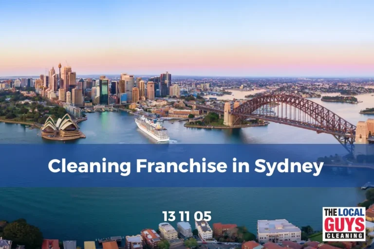 View of Sydney CBD promoting cleaning franchise opportunity