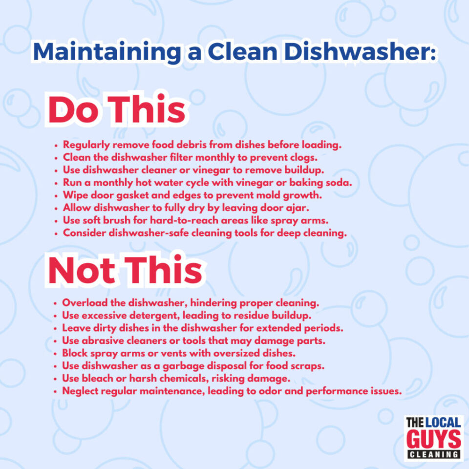 How to Clean a Smelly Dishwasher | The Local Guys Cleaning